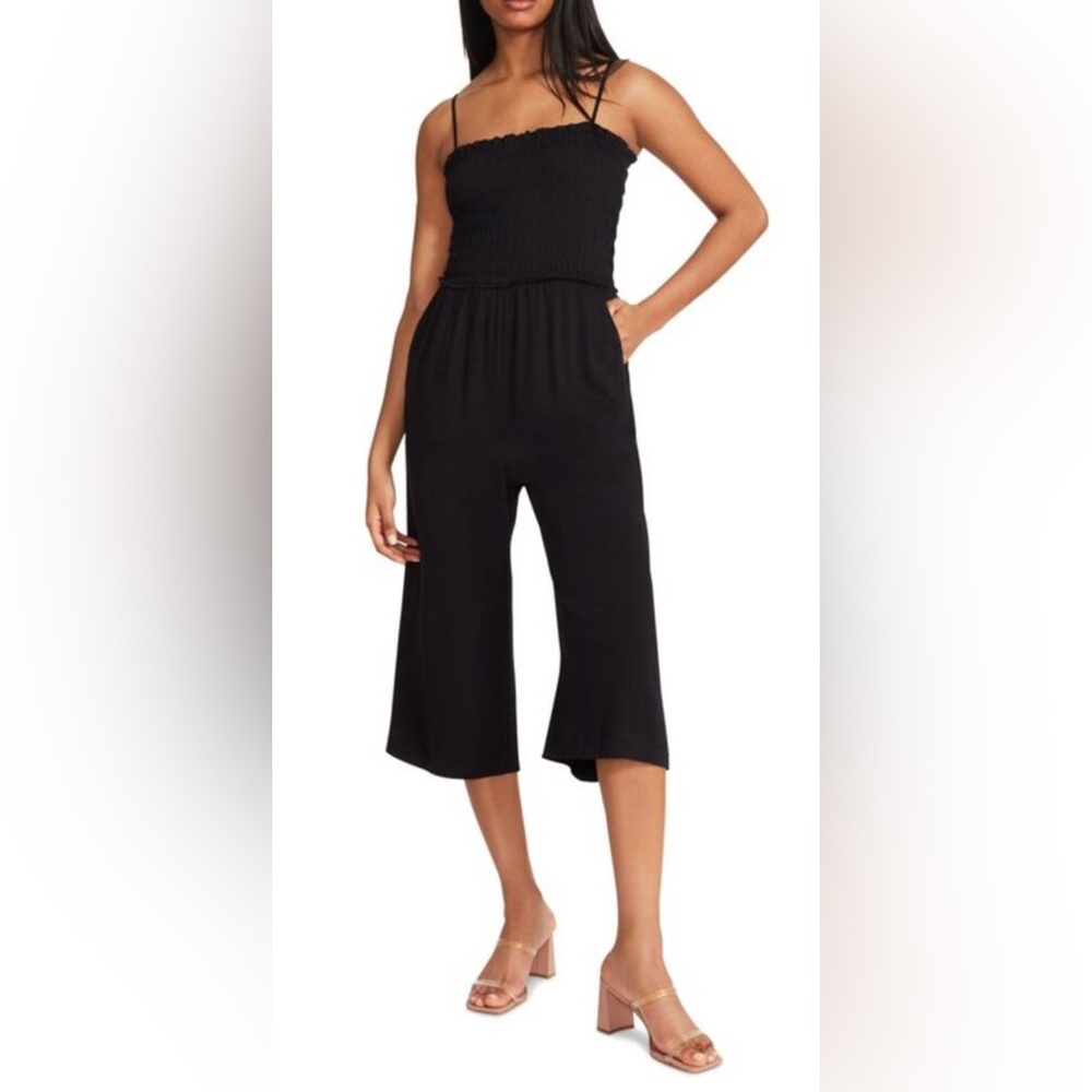 BB Dakota by Steve Madden Black Wide Leg Jumpsuit